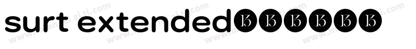 surt extended字体转换